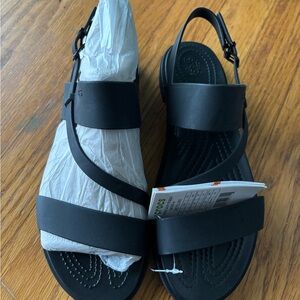 CROCS Black Women's Sandals